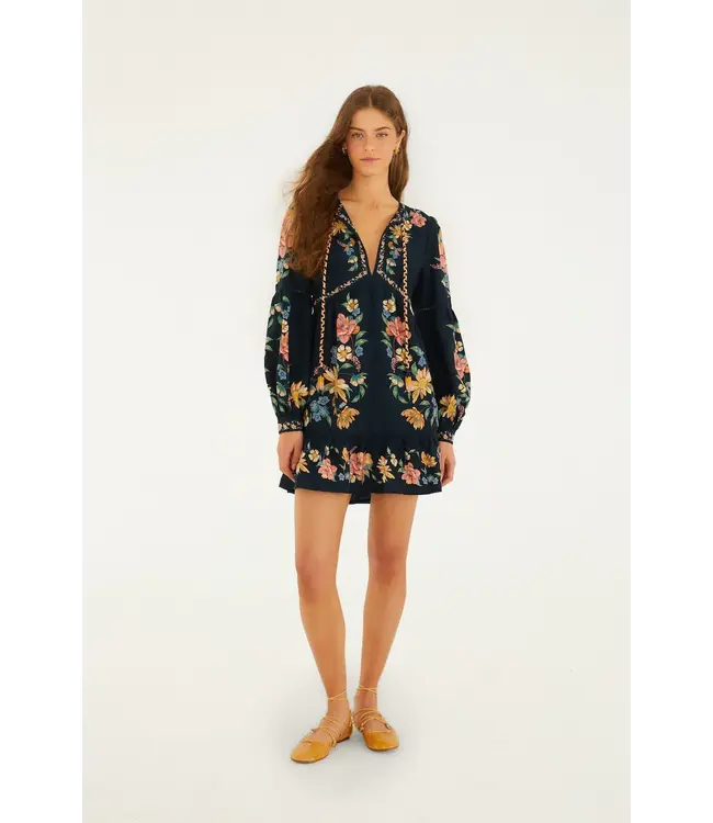 farm rio Maira floral mini dress farm rio