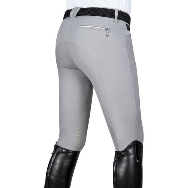 Equiline Men's Riding Breeches X-Grip Willow Light Grey