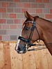 Dy'on Dy'on DR Large Crank Noseband Double Bridle Pattent Black/Black