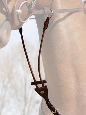 NE Elastic Running Martingale Attachment Brown
