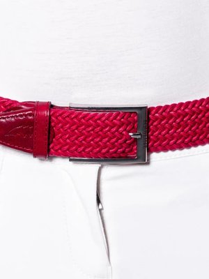 Elastic Unisex Belt Double Braid