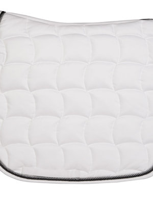 Saddle Pad Glossy Wave New-B White