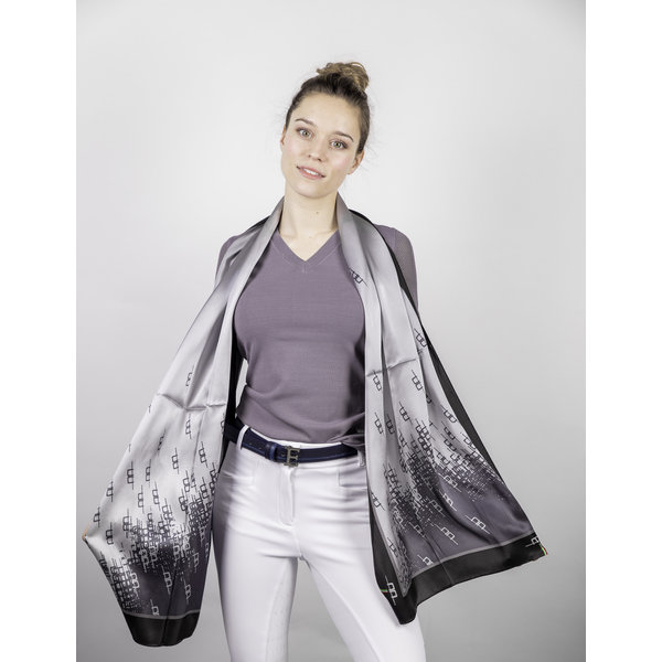 Alessandro Albanese Silk Scarf Grey/Primatova