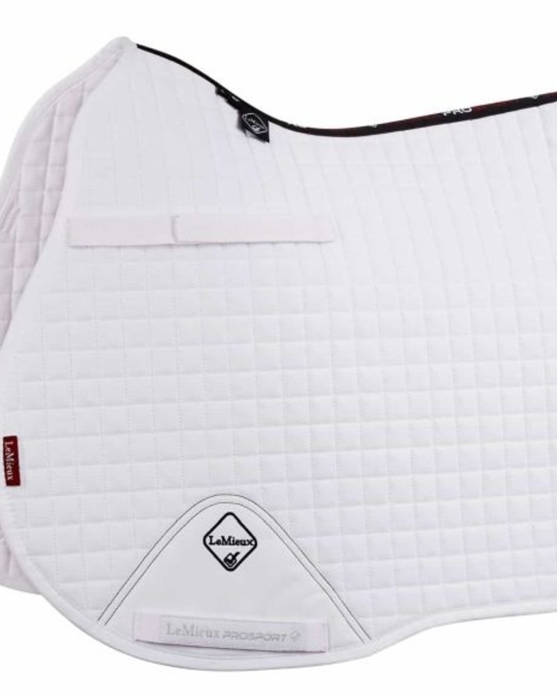 Le Mieux Saddle Pad Lmx Prosport Plain Cc Squares Cotton White House Of Horses