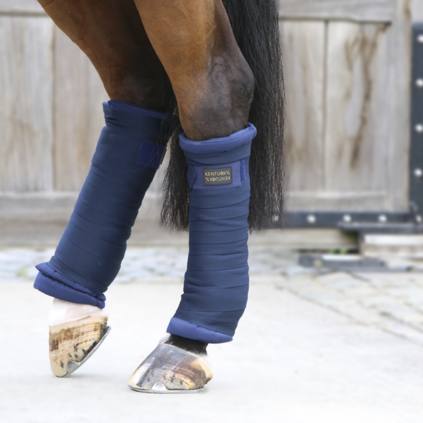 Kentucky Stable Bandage Pads 83x46cm Navy