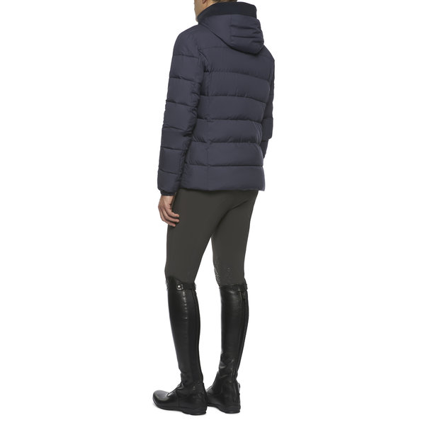 Cavalleria Toscana Cavalleria Toscana Quilted Nylon Hooded Puffer Fleece 7901