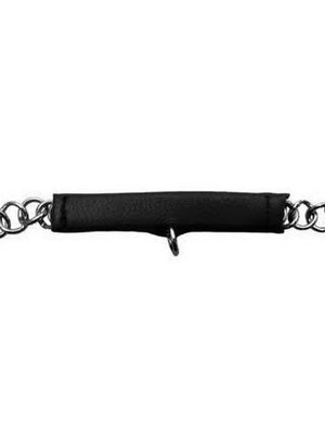 Curb Chain Guard Soft Leather Black