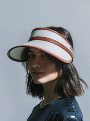Sultane Equestrian Visor Ecru