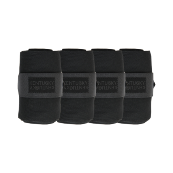 Kentucky Repellent Stable Bandages Set of 4 Black