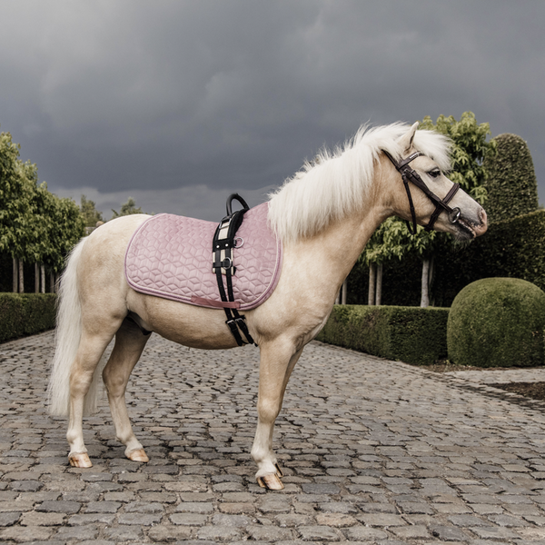 Kentucky Saddle Pad Velvet Pony Dusty Pink