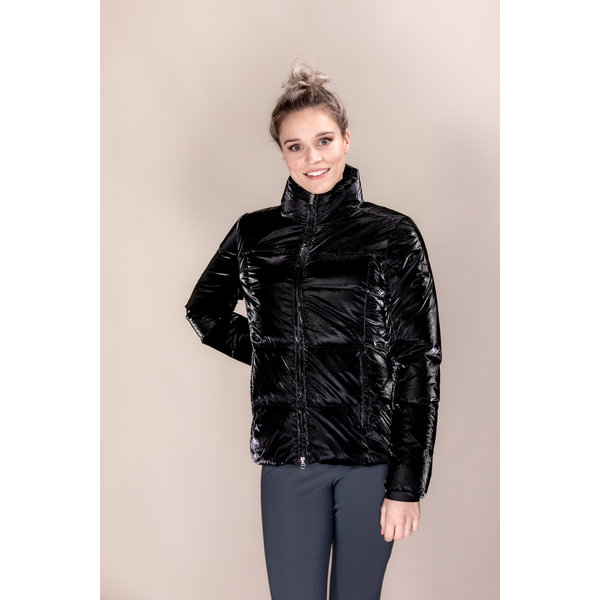 Equiline Women's Down Shiny Jacket Gaeg Zwart