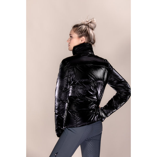 Equiline Women's Down Shiny Jacket Gaeg Zwart