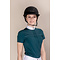 Cavalleria Toscana Collar Perforated Insert S/S Competition Shirt 5C5C