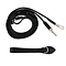 Dy'on DC Leather/Nylon Draw Reins Black