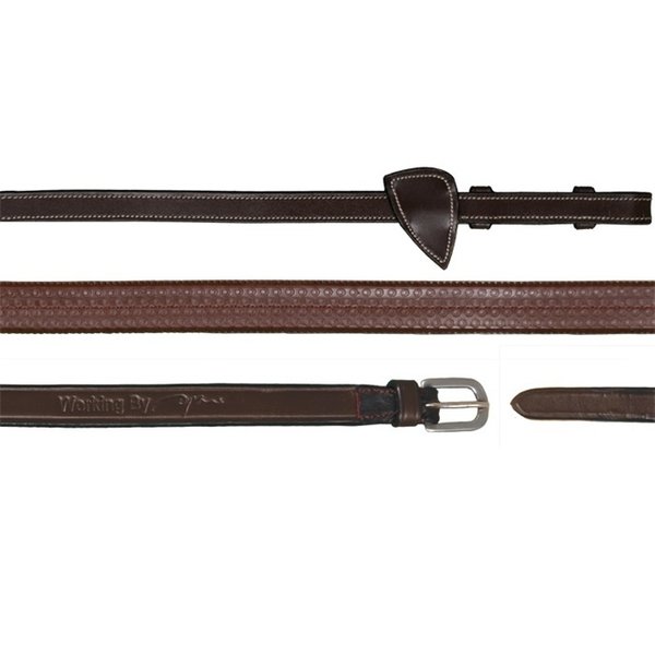 Dy'on WO Rubber Reins 16mm Brown