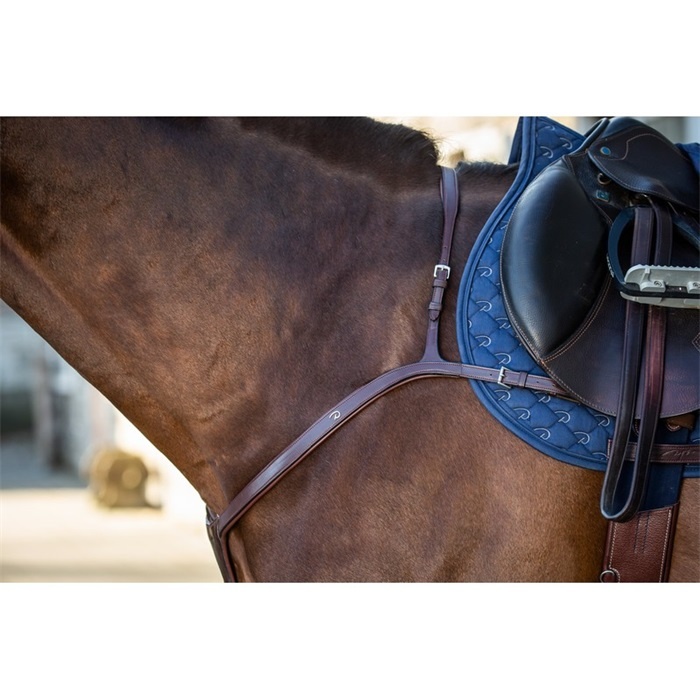 Dy'on NE Long Bridge Breastplate Brown House of Horses