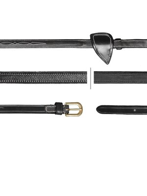 DC 1/2 Hunter Reins Black