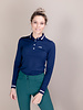 Equiline Equiline Women's Polo L/S Elenoe Blue