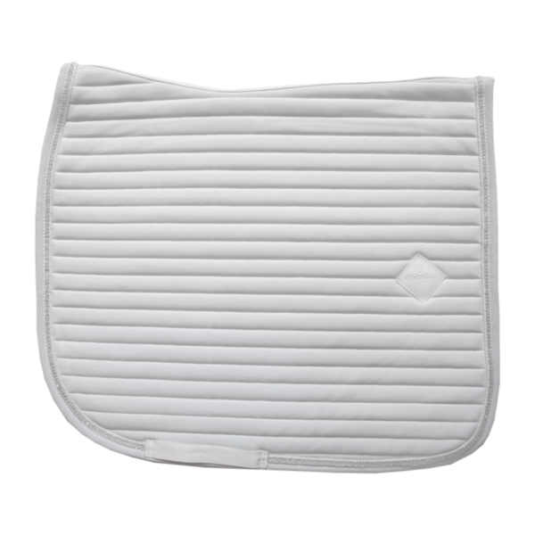 Kentucky Saddle Pad Pearls Dressage White Full