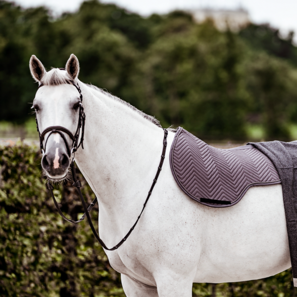 L'Evoine Saddle Pad Jumping Grey