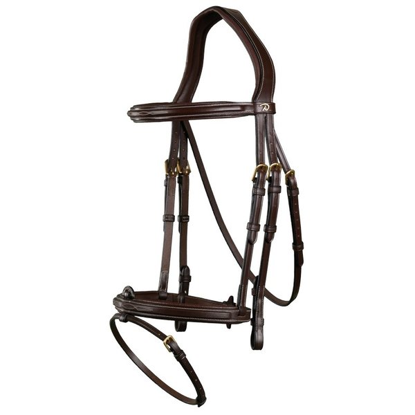 Dy'on DC Flash Nose Band Bridle Brown