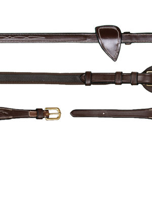 DC Adjustable Reins Brown