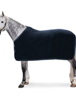 Fleece blanket Uni Navy
