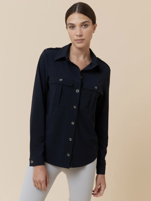 Hattina Chemise Technique Navy