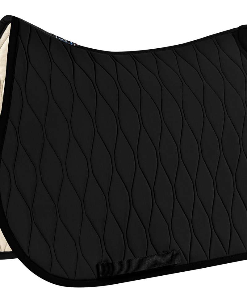 Equiline Equiline Alveolar Saddle Pad Black Dressage Full