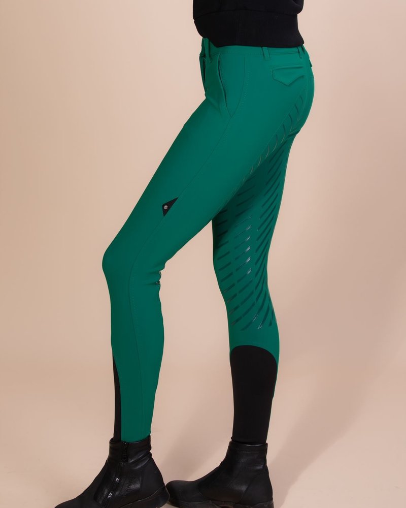 Equiline Equiline Women's Full Grip Breeches Culif Pepper Green