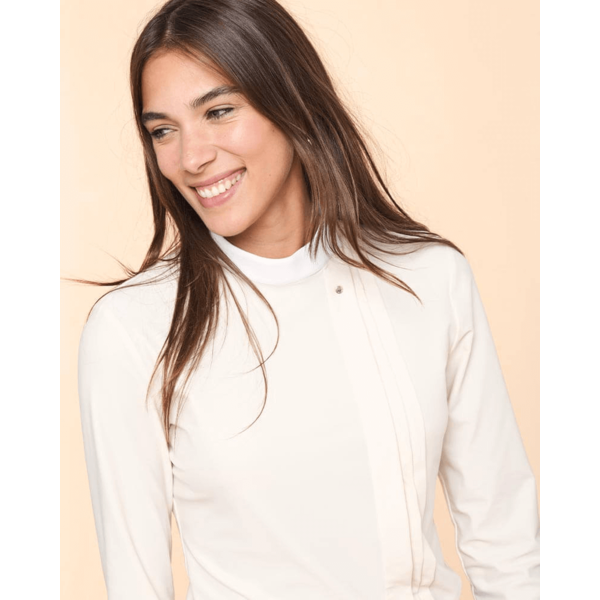 DADA Carlotta Long Sleeve Competition Shirt Craie