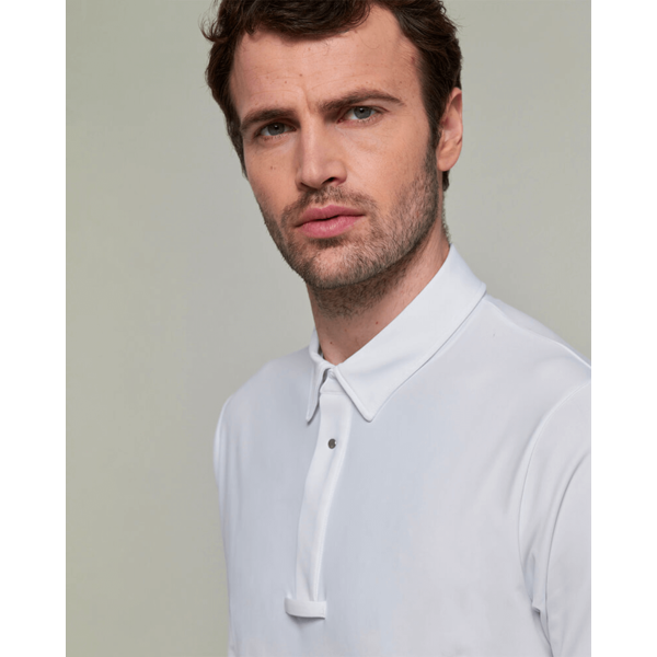 DADA Vitali Long Sleeve Show Polo White