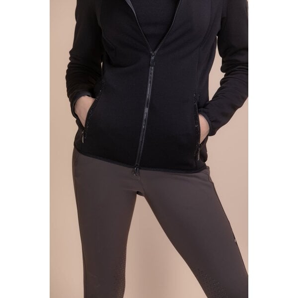 PIKEUR NIARA Polartec Power Stretch Jacket, Black - EquusVitalis Onlineshop