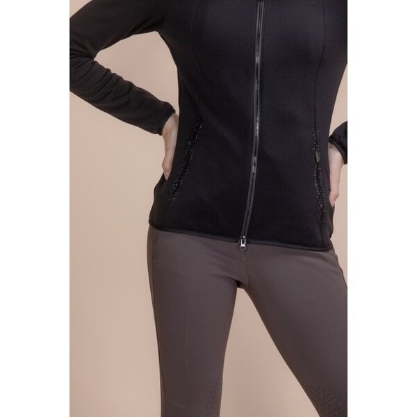 PIKEUR NIARA Polartec Power Stretch Jacket, Black - EquusVitalis Onlineshop