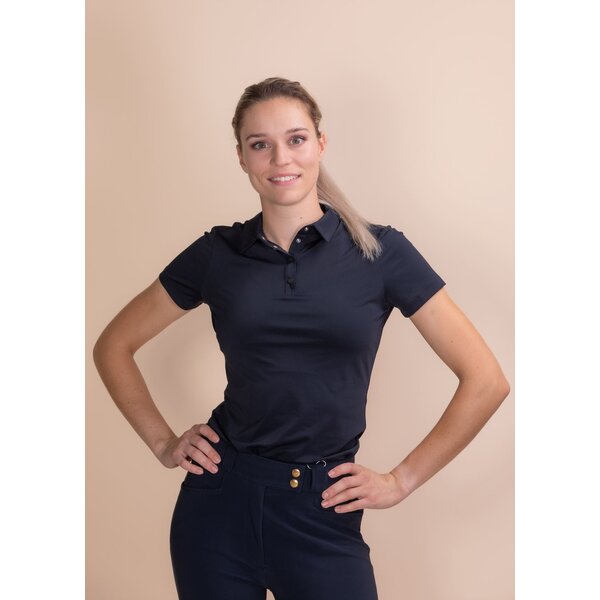 Cavalleria Toscana Tech Piquet S/S Button Training Polo 7901