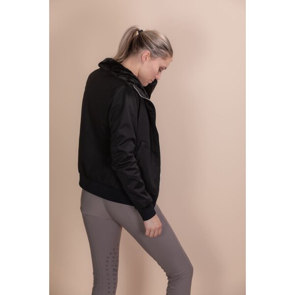 Equiline Softshell With Eco Fur Insice Yarn Black