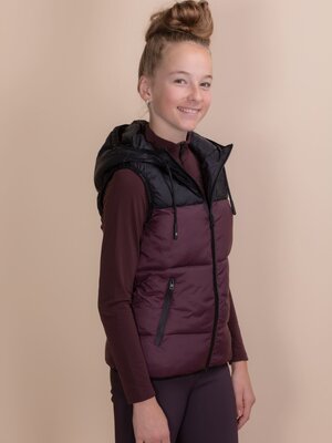 Unisex Nylon Hooded Puffer Vest 3A99