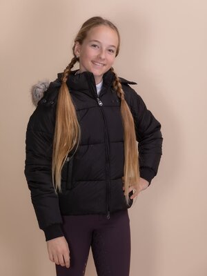 Young Rider Gia Puffer Jacket Black