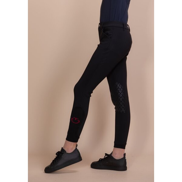 Cavalleria Toscana Perforated CT Silicone Print Riding Breeches 9999