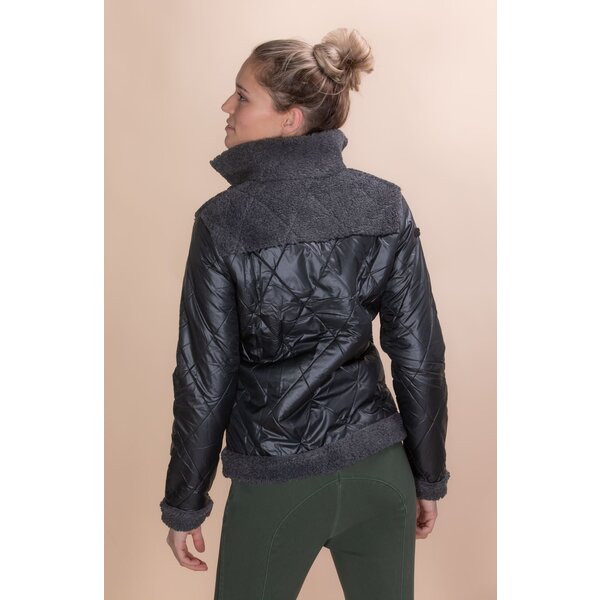 Cavalleria Toscana Nylon/Fleece Quilted Full Zip Jacket 8980