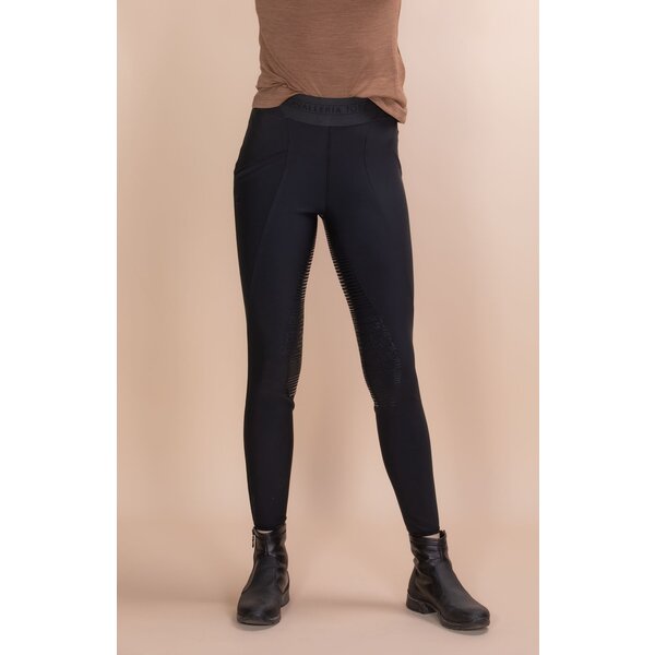 Cavalleria Toscana Nylon Knit Waistband CT Full Grip Leggings 9999