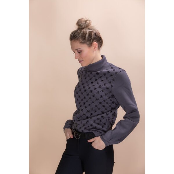 Cavalleria Toscana Orbit Flock Turtleneck Sweatshirt 8E00