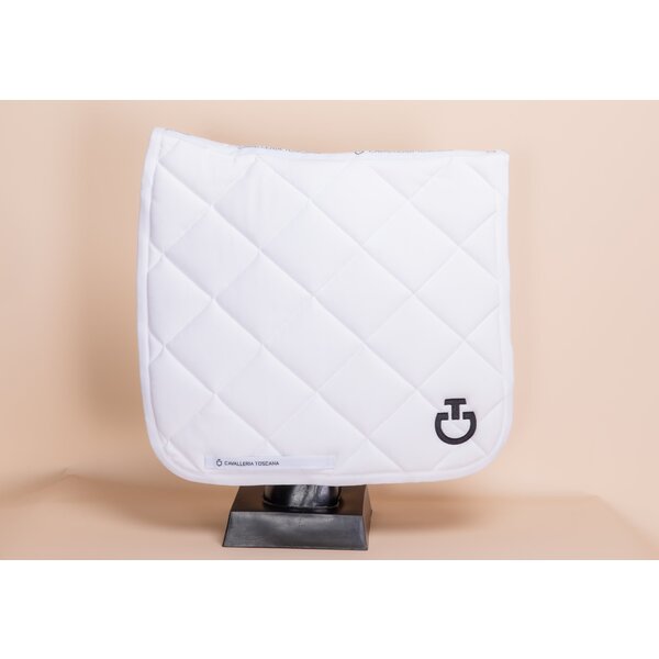 Cavalleria Toscana Diamond Quilted Jersey Dressage Saddle Pad 0101 Cob