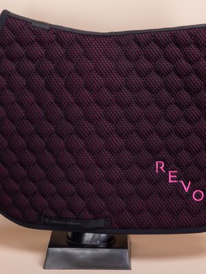 R-Evo Bi-Color Mesh Jumping Quilted Saddle Pad 993C Full