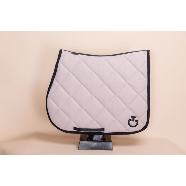 Cavalleria Toscana Diamond Quilted Jersey Jumping Saddle Pad F103 Full