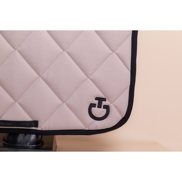 Cavalleria Toscana Diamond Quilted Jersey Jumping Saddle Pad F103 Full