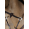 Dy'on NE Rubber Reins With 7 Leather Loops Plaited Finish Brown