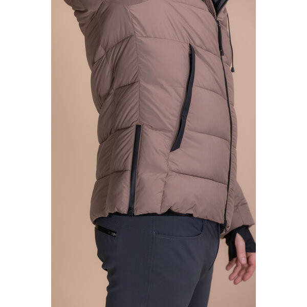 Cavalleria Toscana Cavalleria Toscana Geo Cut Nylon Hooded Puffer Jacket 4B00