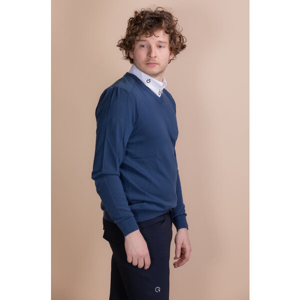 Equiline Men's Pullover Erbele Diplomatic Blue