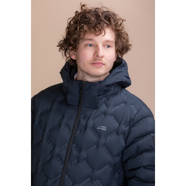 Equiline Men's Down Jacket Curroc Navy